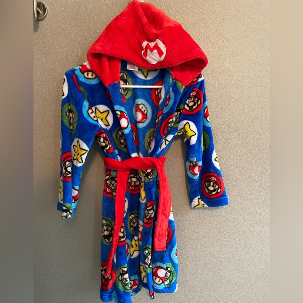 Super Mario Kids Pajamas - Blue and Red